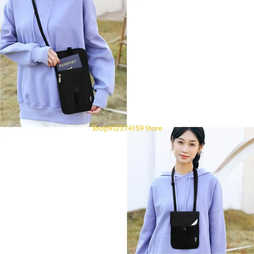 G5AE Crossbody Travel Purse with RFIDS Blocking Pocket Nylon Shoulder Bag Card Holder