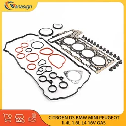 AUTO ENGINE PARTS Cylinder Head Gasket Set For CITROEN DS BMW MINI PEUGEOT 1.4L 1.6L L4 16V GAS 1.4 1.6 L T 2006-2024