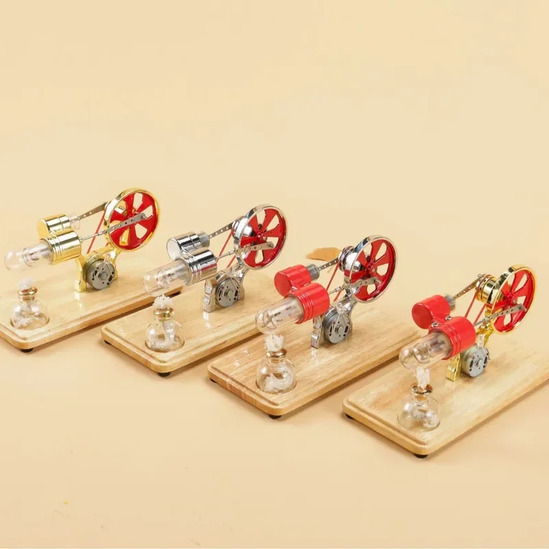 for Four-color Stirling Engine Generator Model Science Physics Experiment Educational Toy