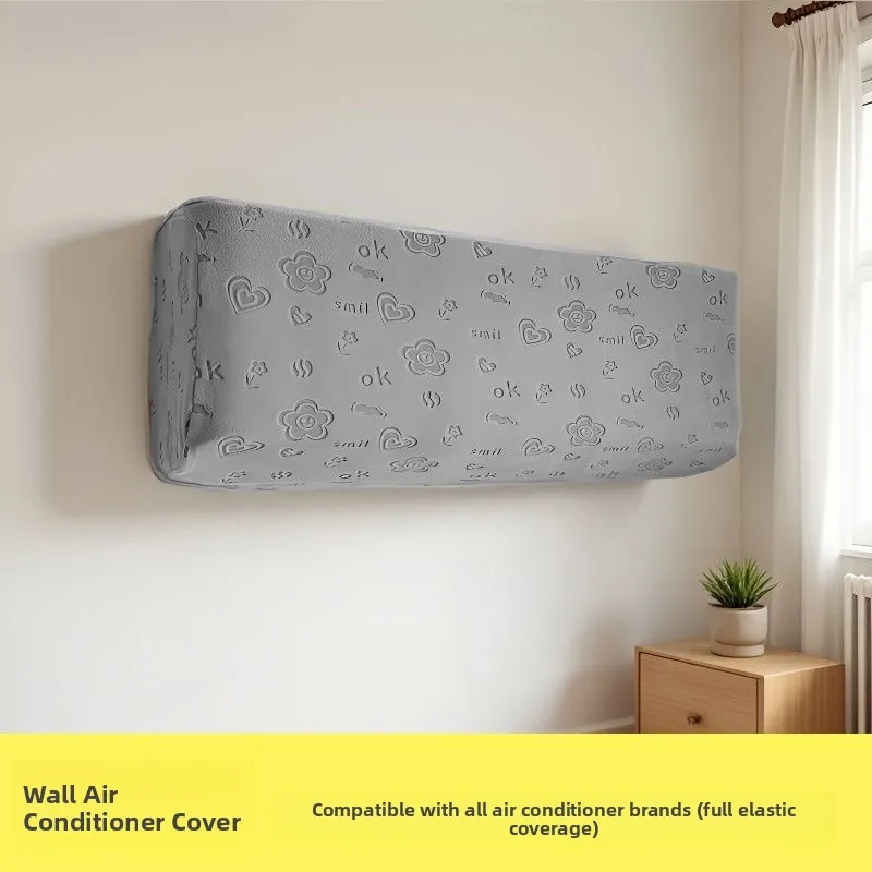 

Elastic Air Conditioner Dust Cover Full Wrap 5 Universal Hanging pe Air Conditioner Cover with Strong Resilience
