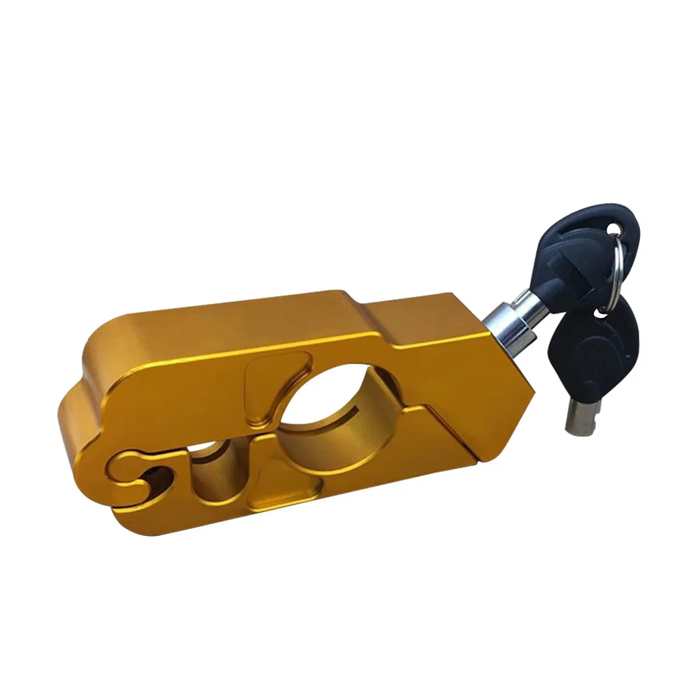 

Противоугонный замок для мотоцикла с ЧПУ, руль из алюминиевого сплава, компактный, твердый, высокое качество, предотвращающий падение, замок для мотоцикла