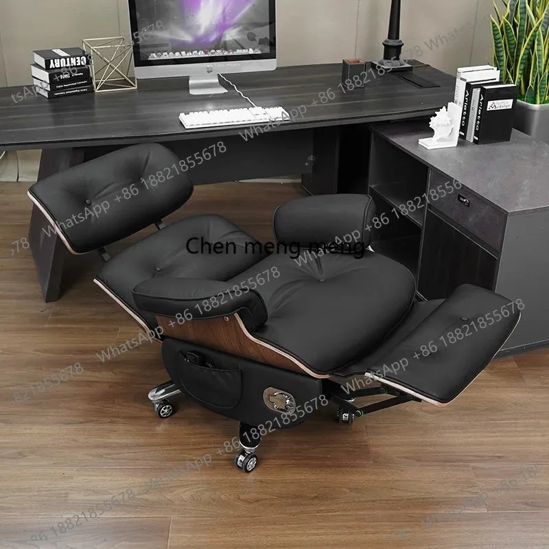 CC182 Electric, leather boss, president chair study office, lunch break multi-function computer, recliner