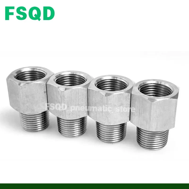 50PCS 304 Stainless Steel M14 M16 M18 M20 x1.5mm Female to Male Coupler Adapter Threaded Fitting Pipe Connector