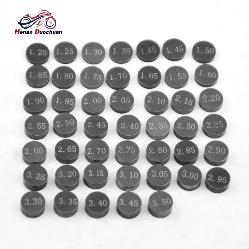 5Pcs Motorcycle Engine Parts Adjustable Valve Gasket Shim Complete Refill 7.48mm Kit For Honda Suzuki Yamaha Kawasaki ER6N