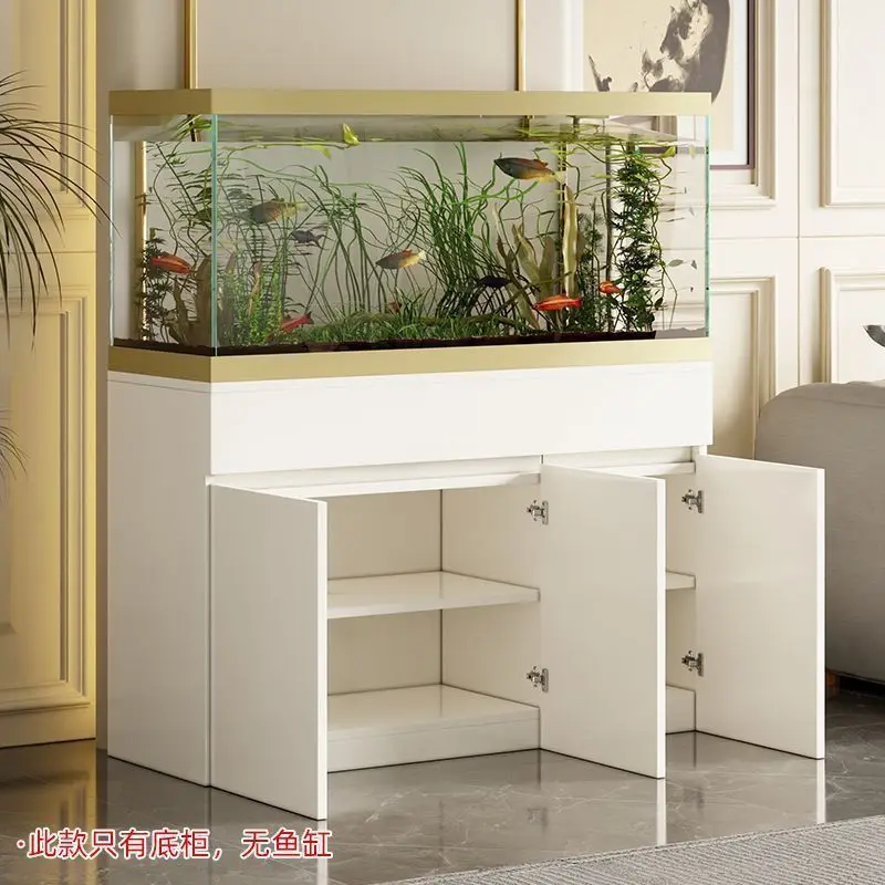 

Solid wood fish tank bottom cabinet, living room, household small and medium-sized fish tank base, aquarium load-bearing floor