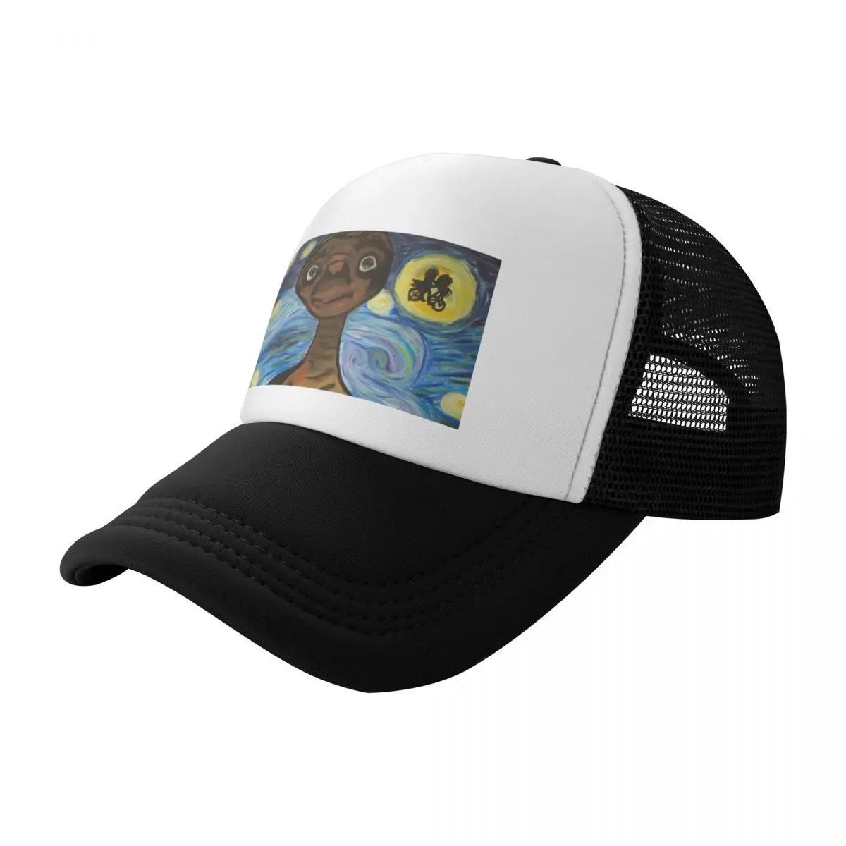 

ET dressed as Mona Lisa on a Starry Night. (Universal Beauty) Baseball Cap black western Hat luxury woman cap Boy Women's