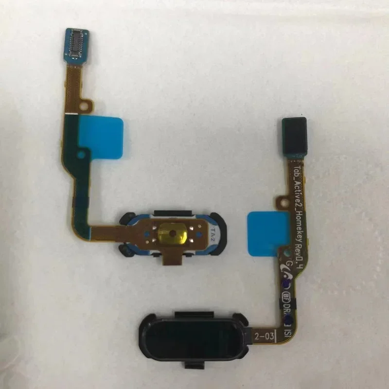 1-10pcs black fingerprint sensor flex cable home button return back key for Samsung Galaxy Tab Active 2 SM-T390 t395