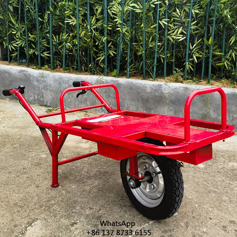 

Усиленная металлическая грузовая платформа-транспортер на одном колесе, электрическая тележка, настраиваемая, с поддержкой OEM, для использования на улице