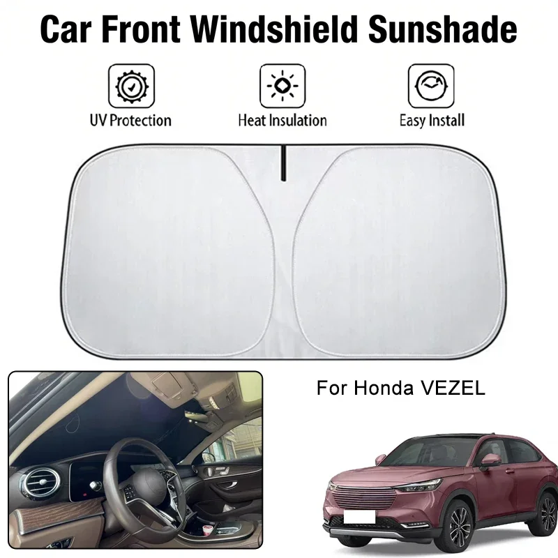 

Foldable Car Windshield Sun Shade UV Block Heat Insulation For Honda VEZEL Interior Protection Accessories