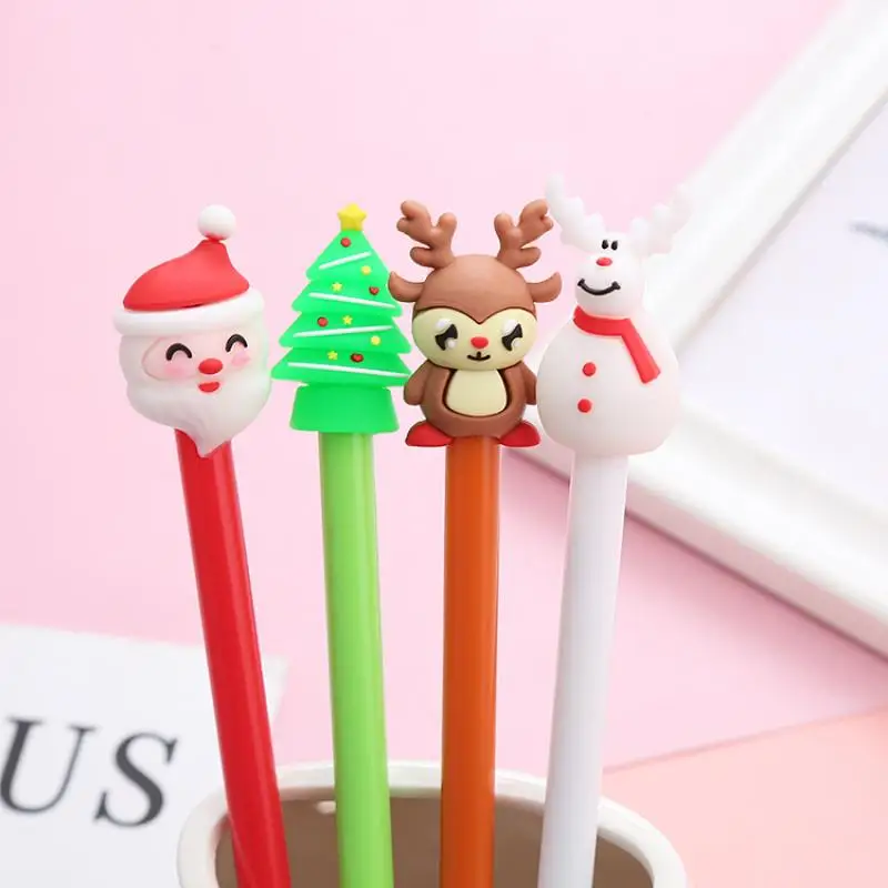 

Christmas gift student pen creative Christmas Rollerball pen cute learning office stationery water-based signature pen