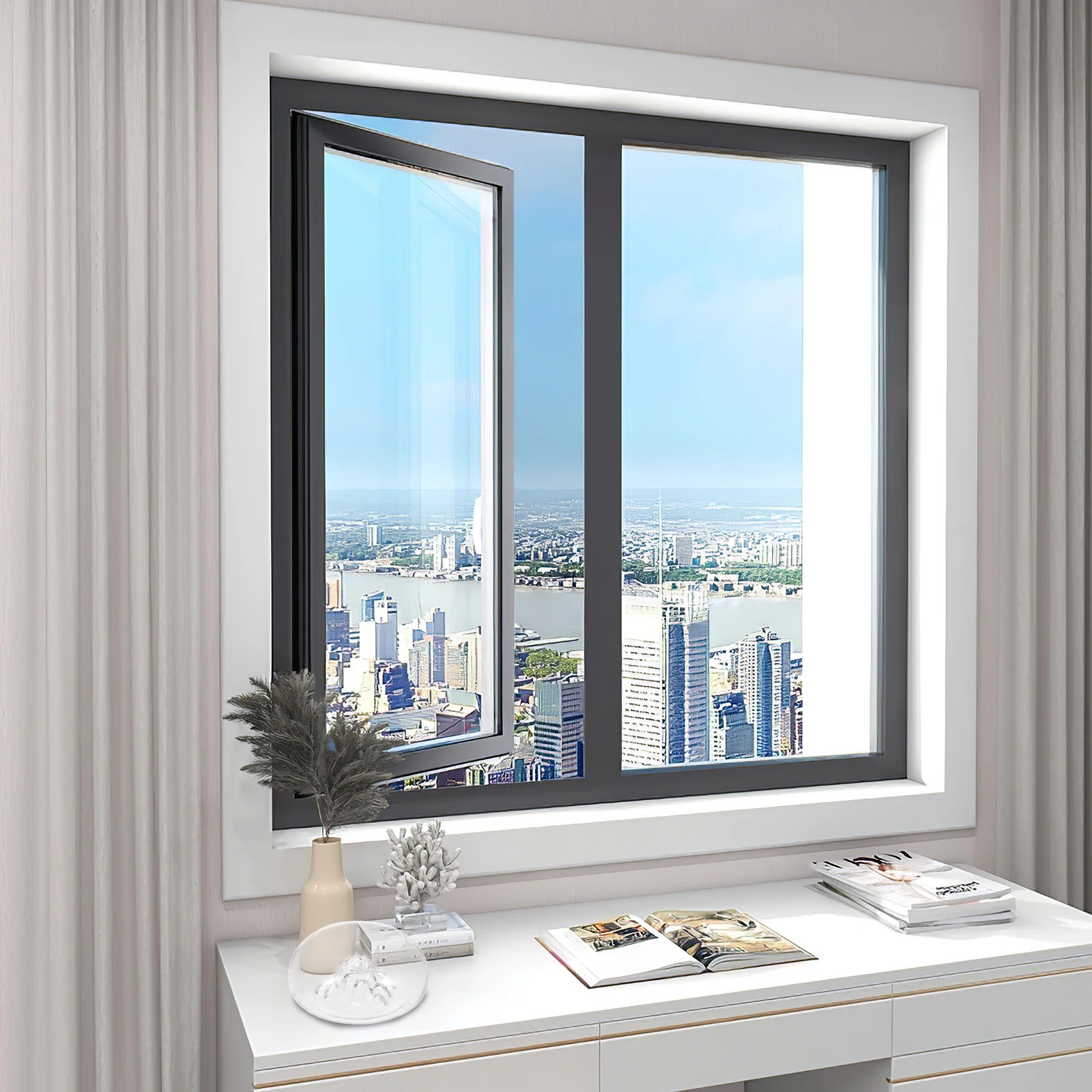 

Durable Glass Fish Bowl Transparent Round Design Desktop Home Office Aquarium Plant Terrarium Mini Garden Fish Bowl