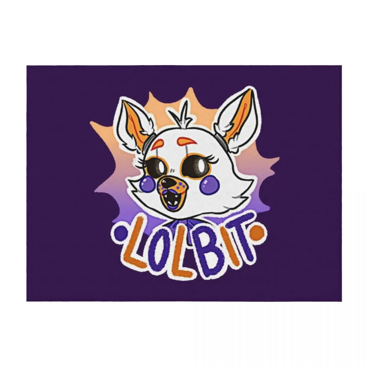 FNaF: Одеяло Lolbit, одеяла для ребенка, одеяла для диванов, одеяла