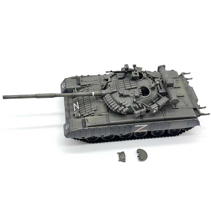 ARTISAN 1:72 Scale Plastics Russian T80 T-80BV Main Battle Tank Model Militarized Combat Track Type Classics Gift Static Display