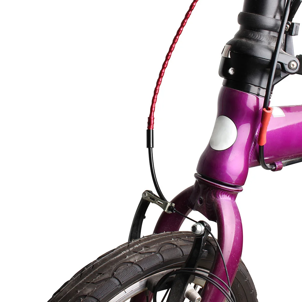 2 قطعة أنبوب الكوع خط داخلي مرن سلس مطاطا دراجة الفرامل القسطرة استبدال القناة السميكة للطي الطريق الجبلية #6