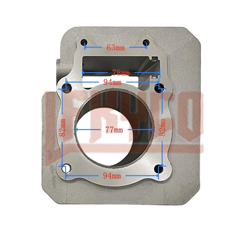 Motorcycle 77mm Cylinder Kit CB250-F Big Bore 350CC Motor for ZongShen CPS350 Bouser T4 Italika Vortx 250 Blackbird 250 Block - Image 5