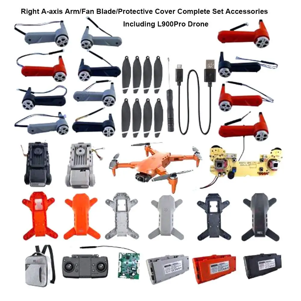 High Quality L900 PRO Remote Control Fan Replacement Plastic Blade Receiver Plate Machine Complete Set of Accessories
