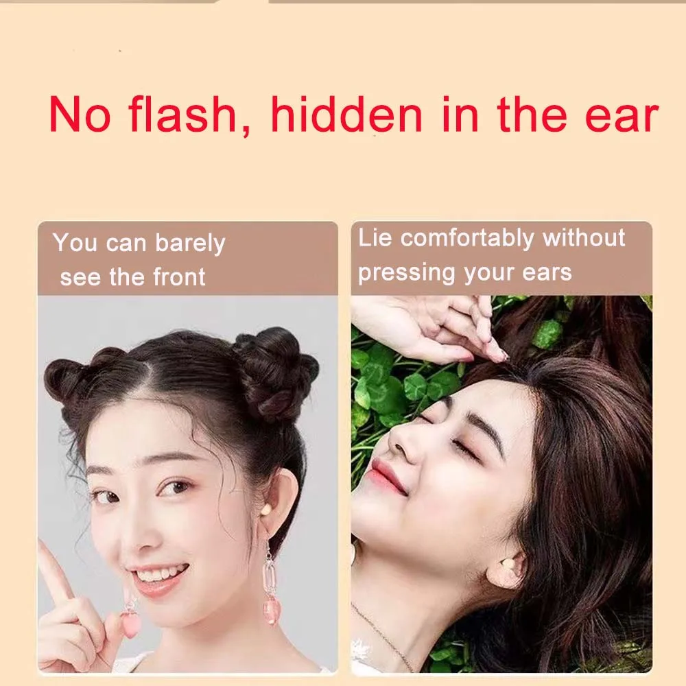 Mini Auriculares Bluetooth Invisible Earphone Sleeping Headset Wireless Sleep Earbud Noise Reduction With Mic Charging Box