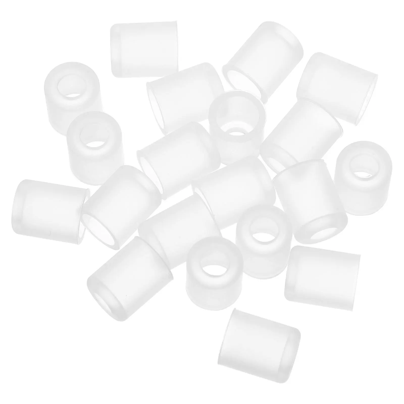 

20Pcs Reusable Silicone Straw Tips Covers - High Elasticity Protective Caps for 7-8Mm Straws Food Grade Nonslip Design for Daily