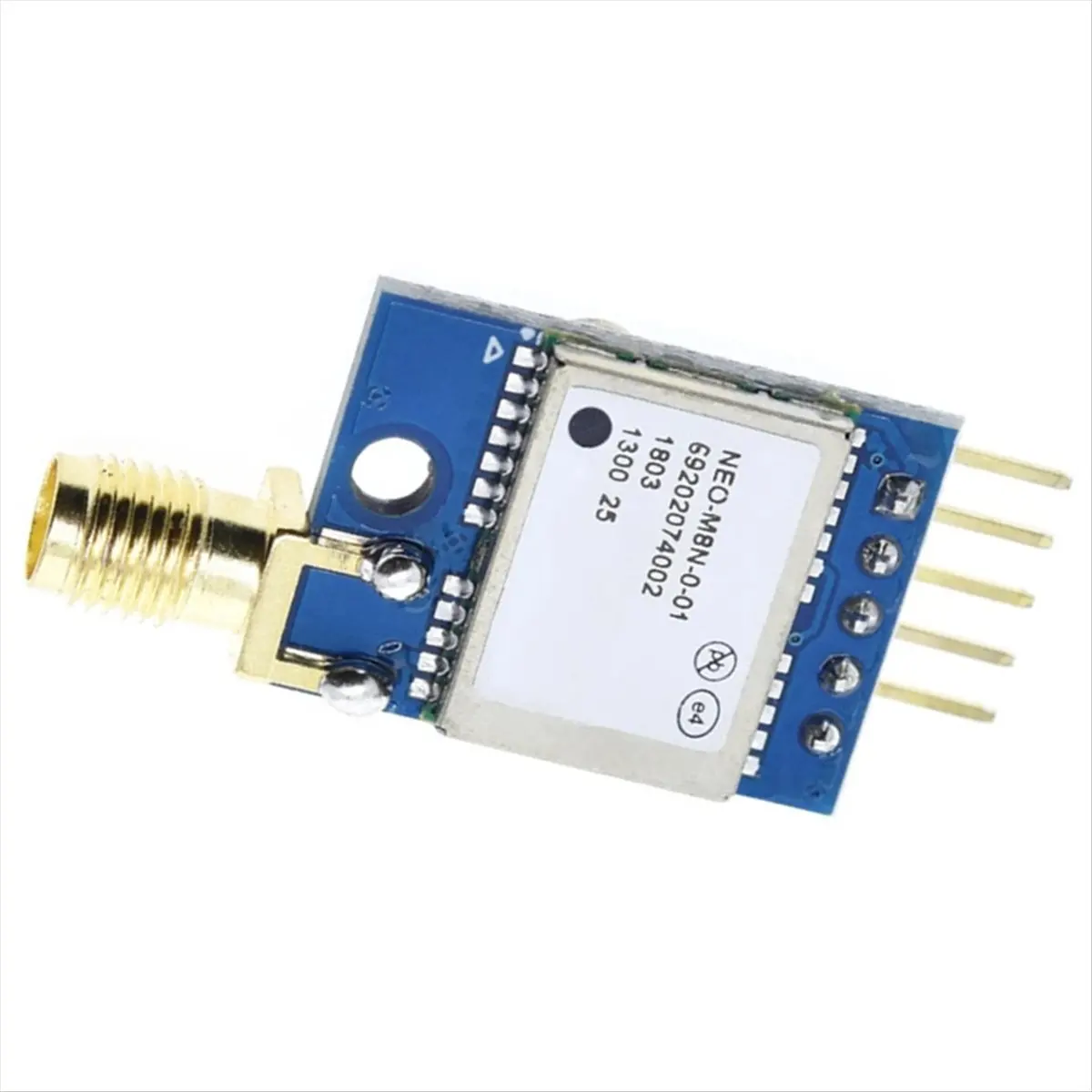 SCLS GPS Mini Module Neo-8n Satellite GPS NEO-M8N-0-01 with SMA Head External Antenna