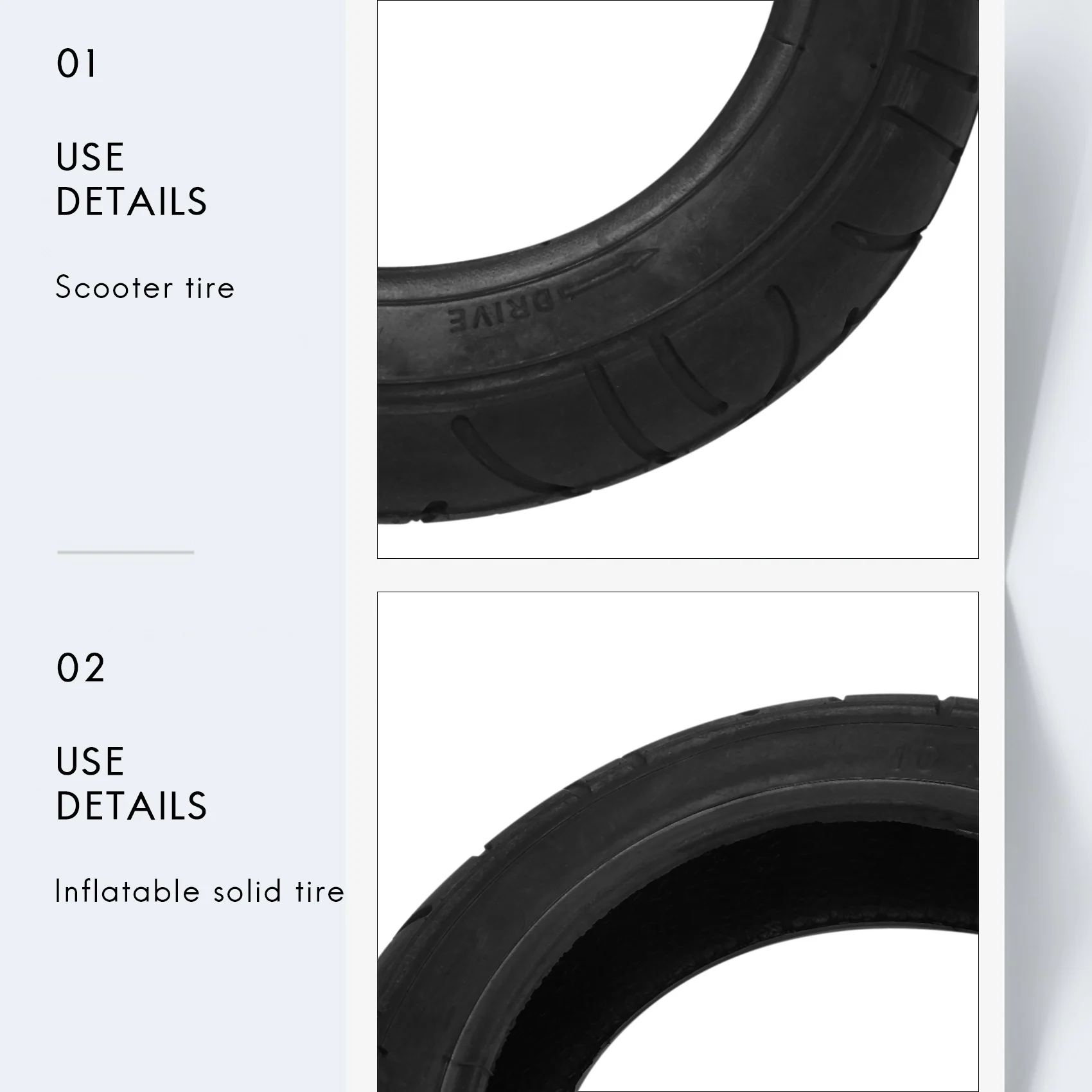2 шт. для M365 10-дюймовая шина для электрического скутера 10x2 надувная внешняя шина