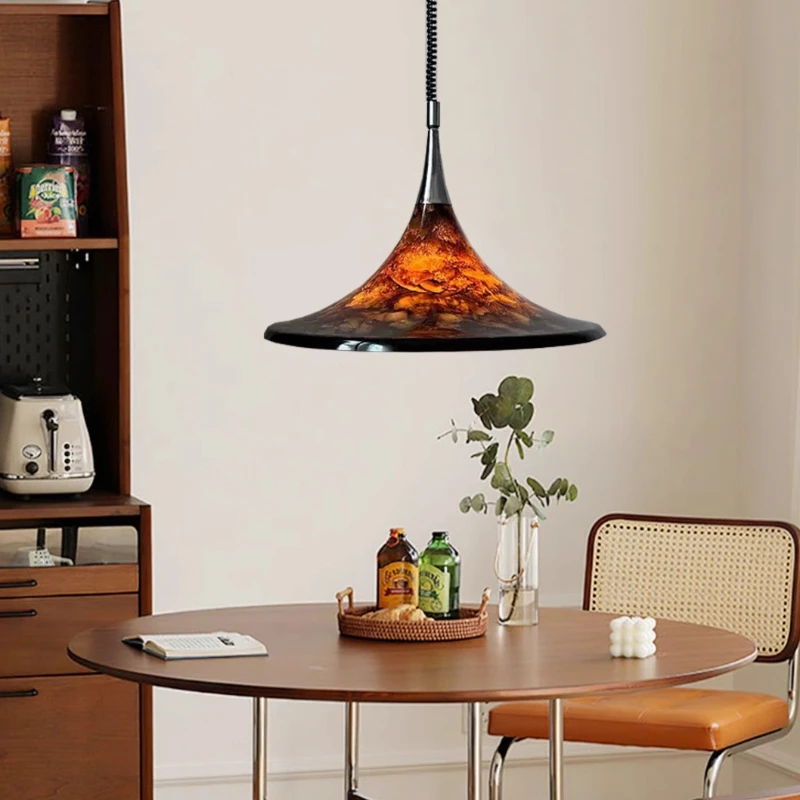 Fer LED lustre moderne Style artistique suspension Restaurant étude couloir éclairage lampes décoration de la maison accessoires