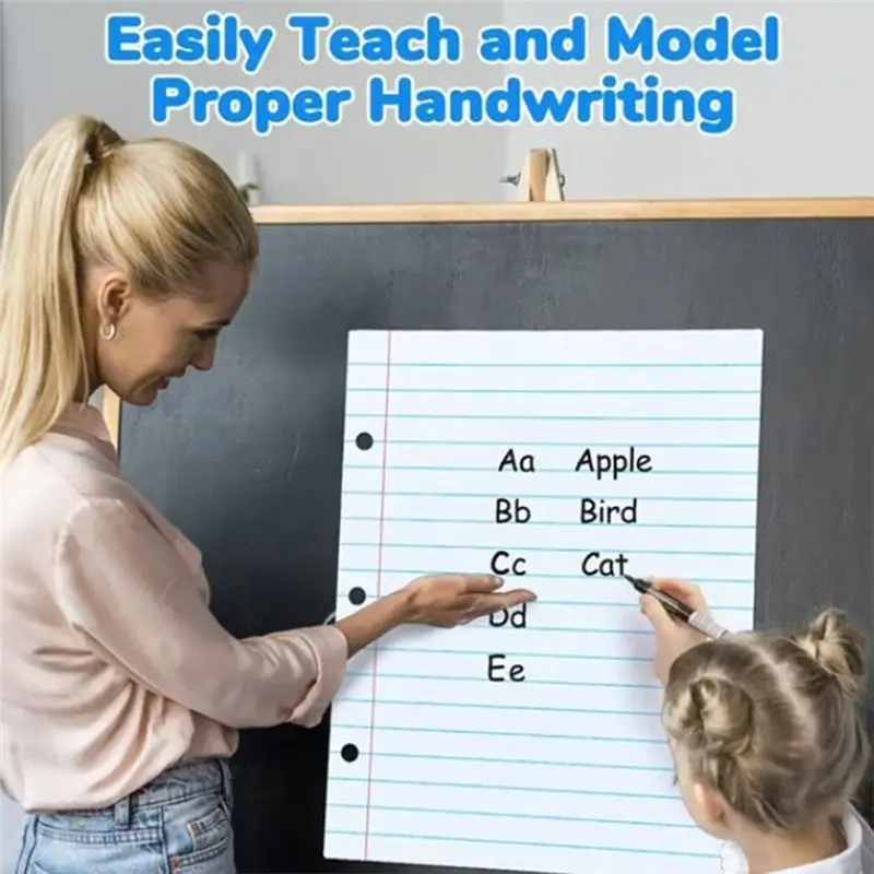 ABJG-Magnetic Notebook Paper Is A Must-Have For Elementary School Teachers. It's A Basic Dry-Erasing Magnetic For Whiteboard