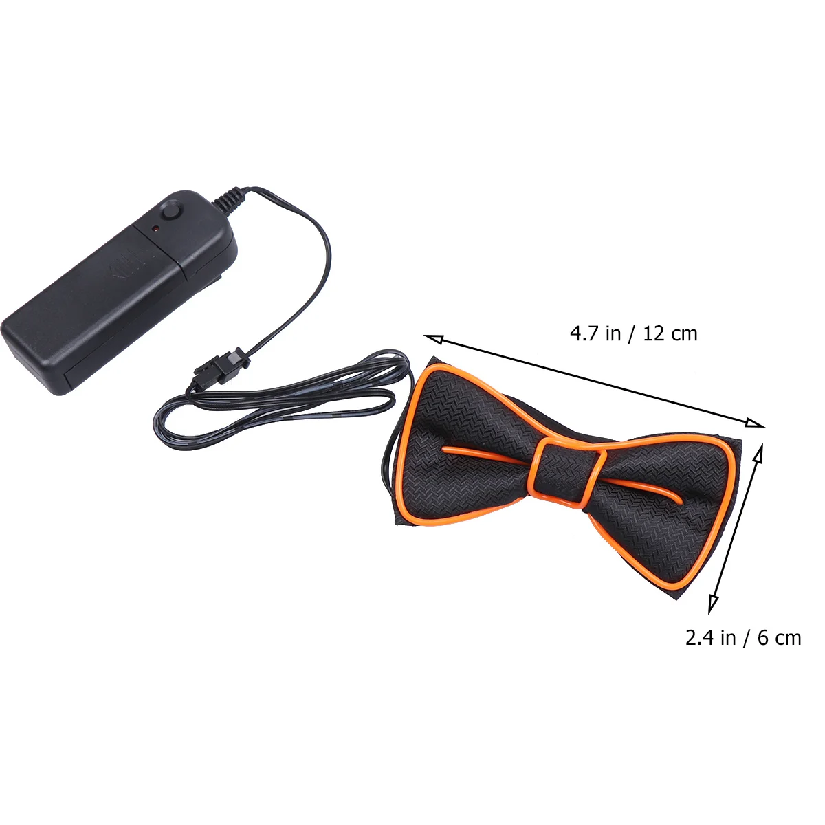 

Led Glowing Flashing Luminous Bow Tie Party Accessory Festival Decoration Performance Prop Bright Durable Fashionable Light Up