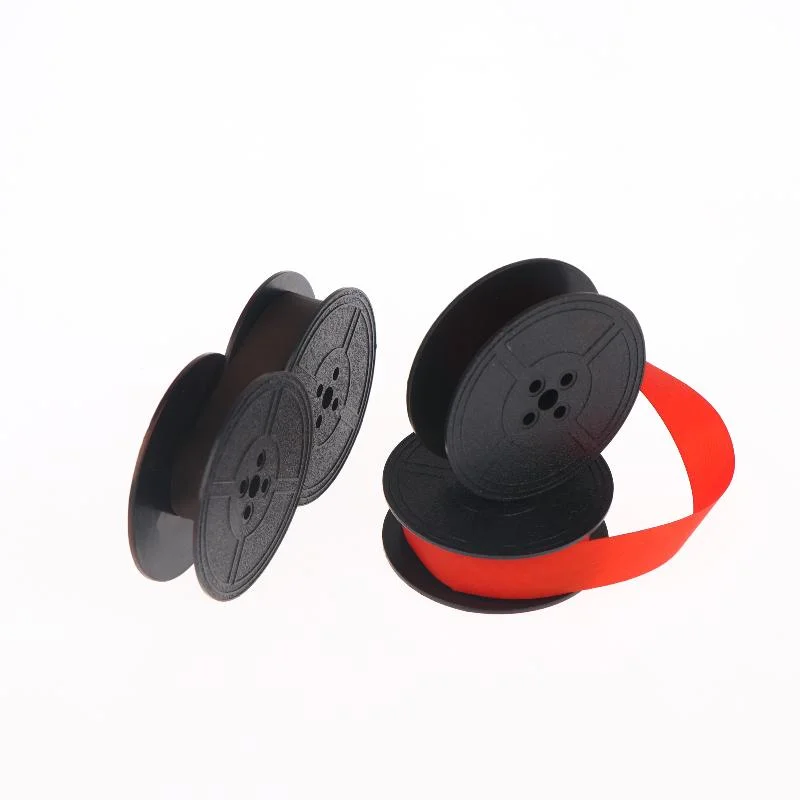 1Set Typewriter Ink Ribbon Portable Typewriter Ribbons Nylon Calculator Ribbon Replacement Typewriter Accessories Black