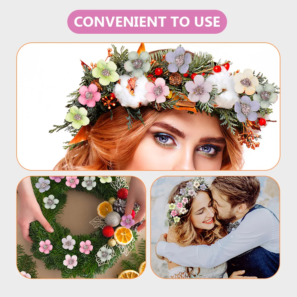 

150Pcs Mini Silk Daisy Flower Heads Artificial Faux Flowers for DIY Wedding Party Garland Decoration Craft Materials