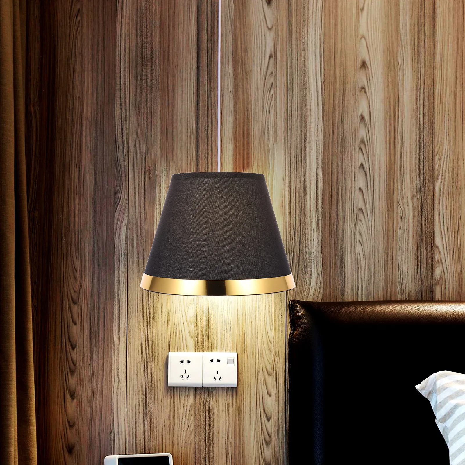 Lamp Shades Fabric Lampshade Chandelier Lampshades for Table Detachable Cloth Simple Pendant Lights