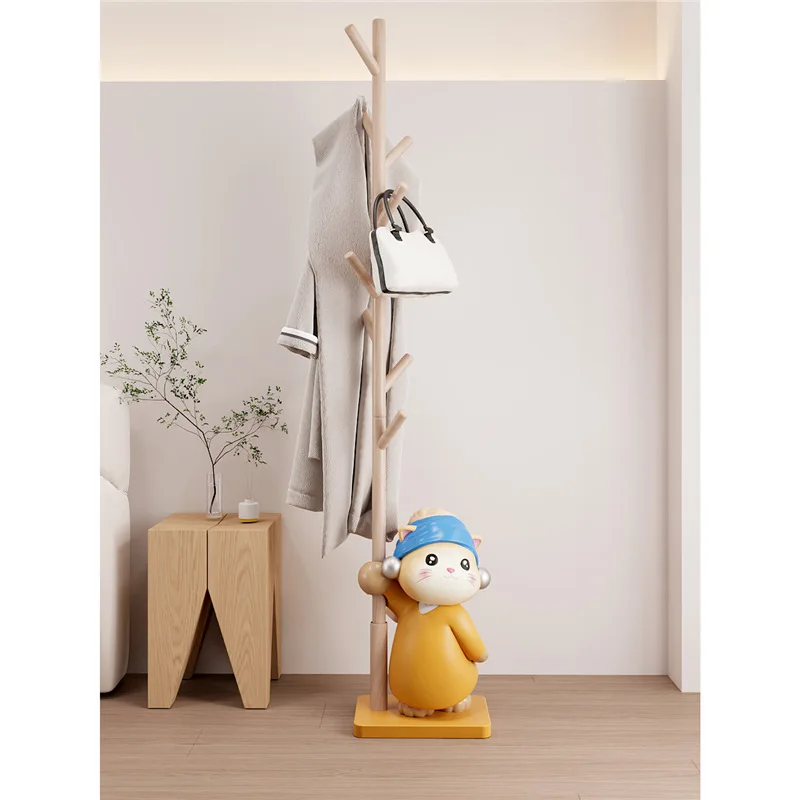 

Housewarming new home creative gift bedside decoration moving hanger children cat floor bedroom coat rack pendulum