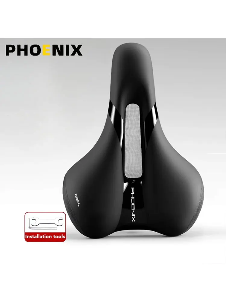 AliExpress Comfort Bike Seat Wide Gel Bicycle Saddle Shock Absorbing Breathable Soft Cushion Waterproof MTB Road Cycling Seat