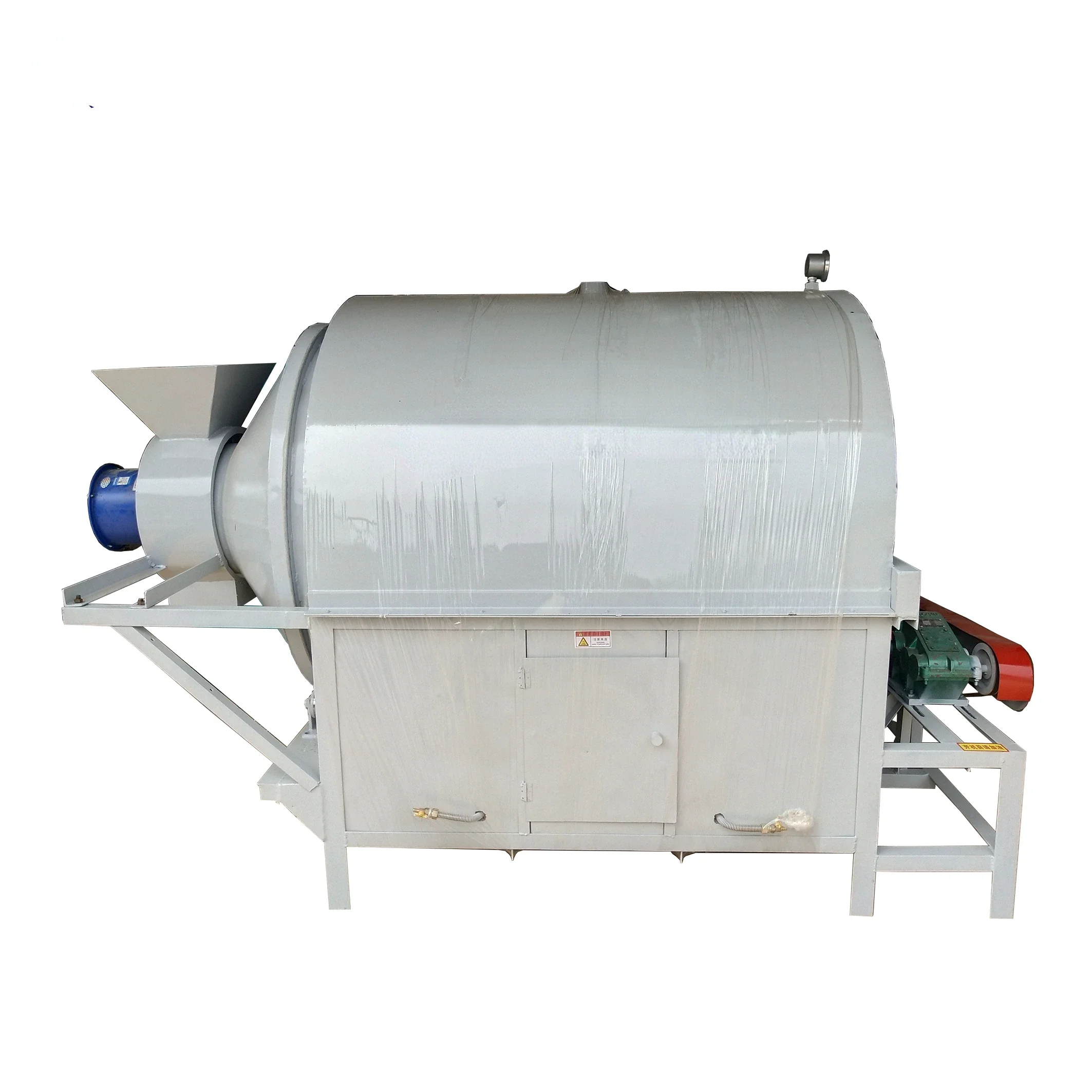 Closed drum oil seeds peanut rotary drum roaster