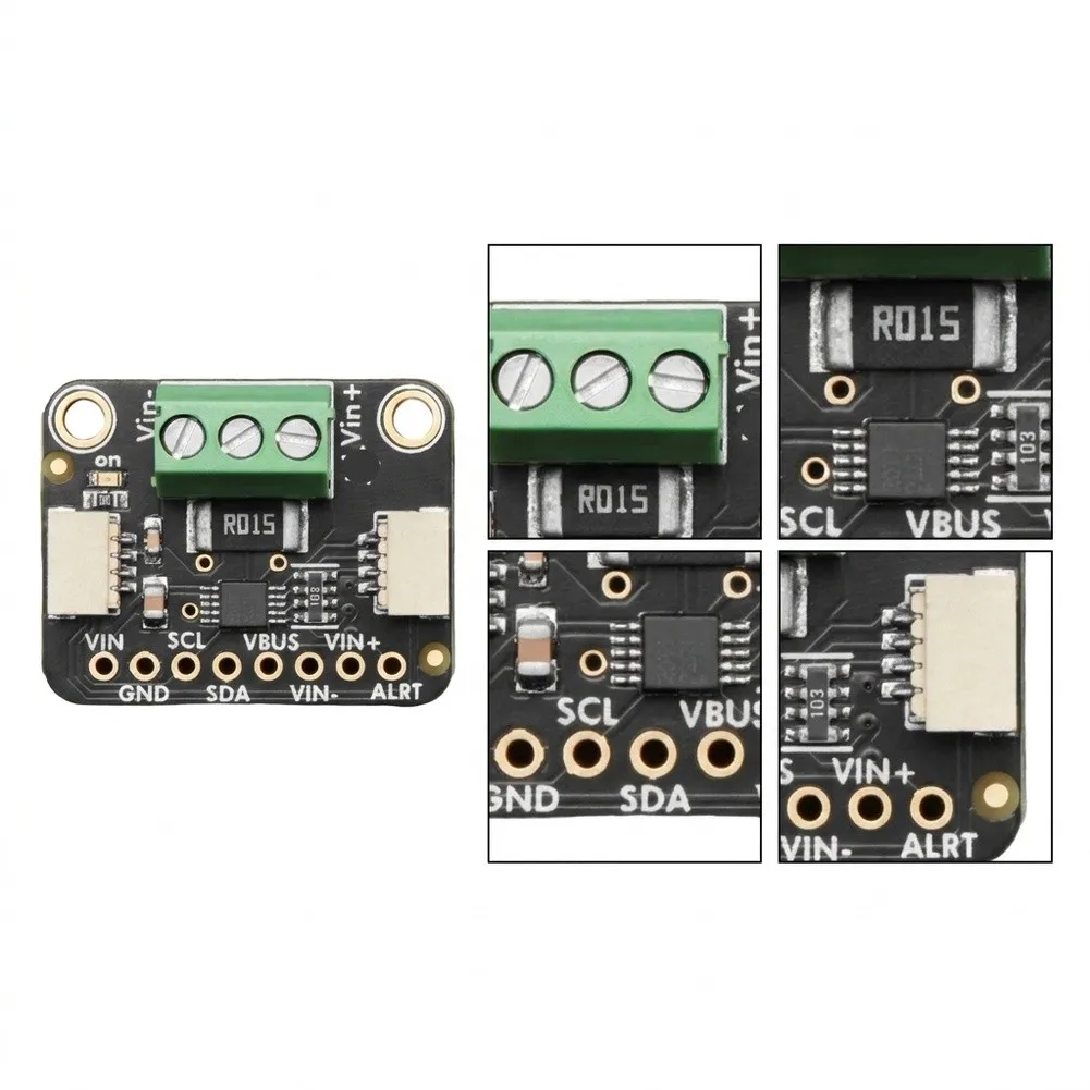 INA228 20-Bit Current Voltage Tester Module With For Stemma QT For Qwiic Port For Power Monitoring Circuit Analysis And DIY