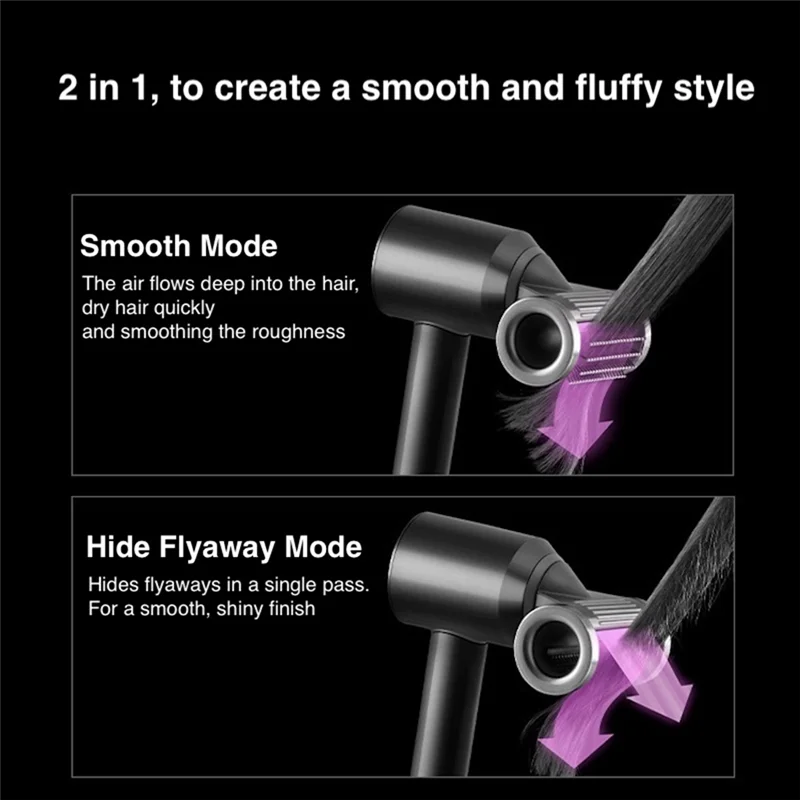 For Dyson HD15 HD01 HD02 HD03 HD04 HD08 Anti-Flying Nozzle Attachment Tool Hair Dryer Universal Hair Modeling Nozzle E_A66K