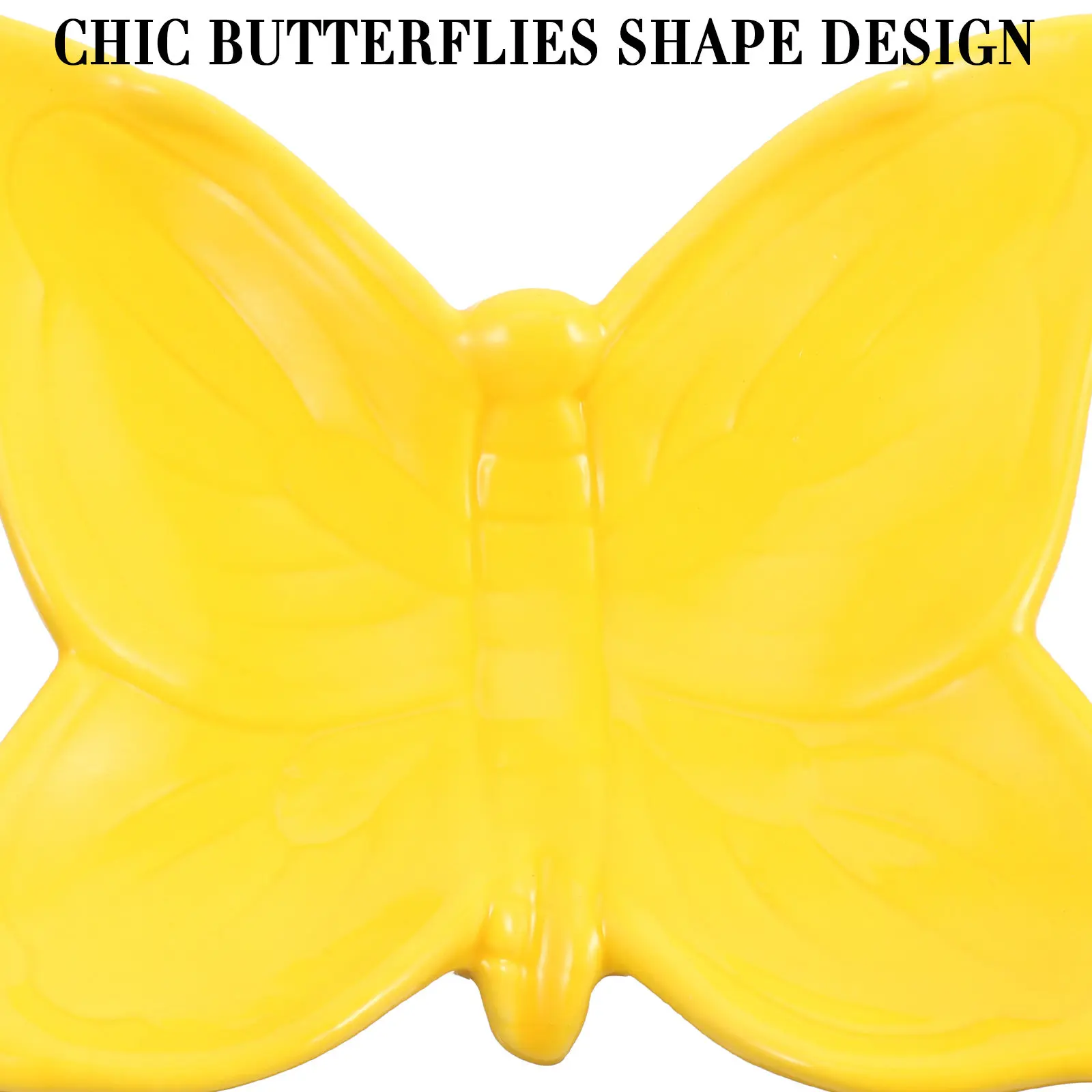 

Керамическая мыльница в форме очаровательных бабочек с дренажным дизайном, устойчивая, с плоской поверхностью, для ванной, душа, туалета