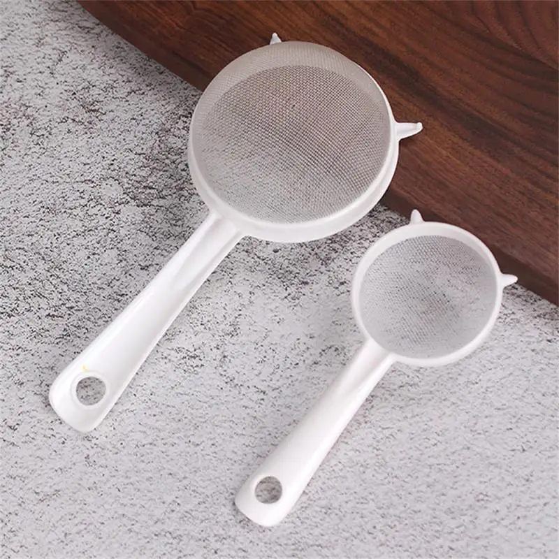 Handheld Soy Milk Screen Mesh Tea Leaf Strainer Flour Sieve  Filter Flour Colander Bird's Nest Spoon Strainers Kitchen Tools