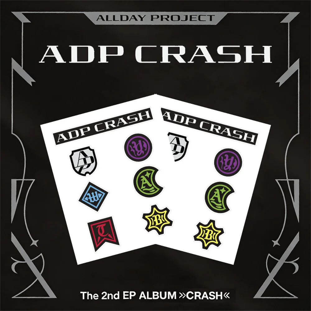 ALLDAY PROJECT New Album CRASH PVC Cosplay Stickers ANNIE TARZZAN BAILEY WOOCHAN YOUNGSEO Fans Hand-account Luggage Stickers