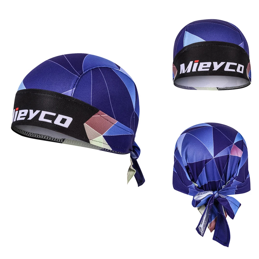 Картина 3: Мужская и женская велосипедная повязка на голову Mieyco, быстросохнущая, дышащая, летняя бандана для велоспорта, спортивный головной убор, аксессуар для бега.