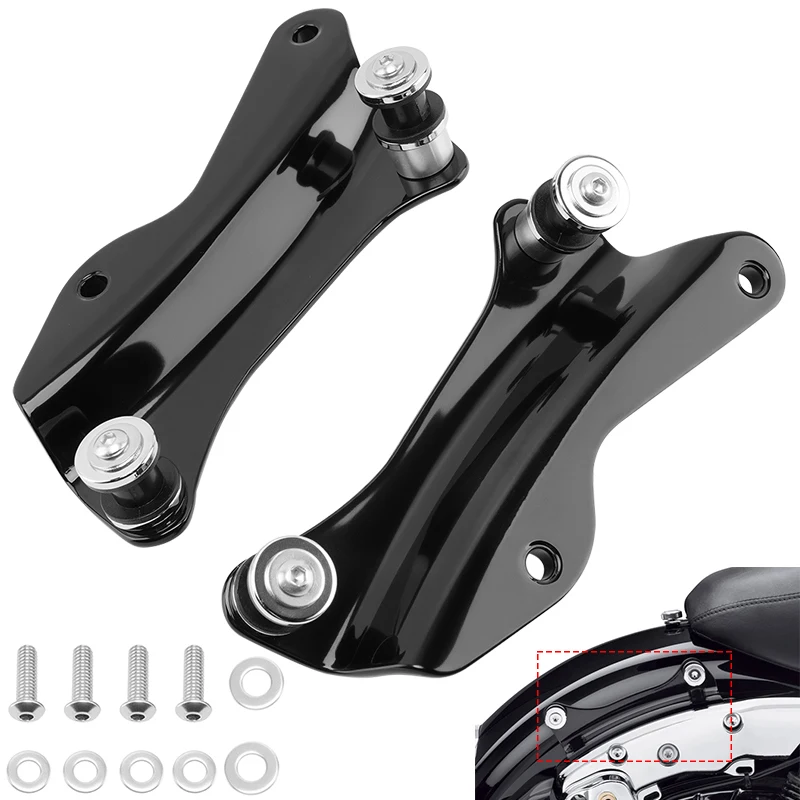 

For Harley Street Glide Road Glide Road King FLHX FLH/T FLHR 14-20 21 22 23 24 25 Motorcycle Black 4 Point Docking Hardware Kit