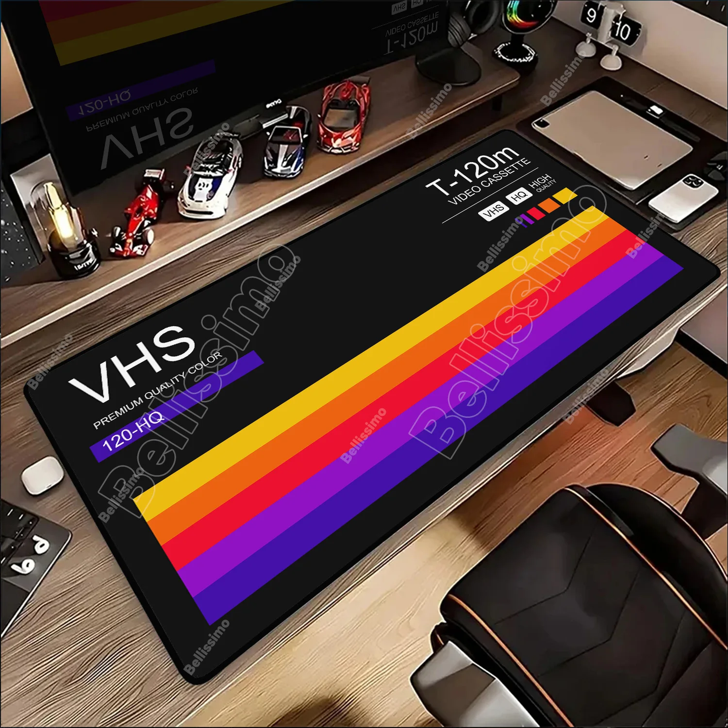 

Computer Gamer Mats VHS Mouse Pads Large Retro Style Desk Mat Protector Gaming Mousepad Xxl Office Table Decor Keyboard Long Pad