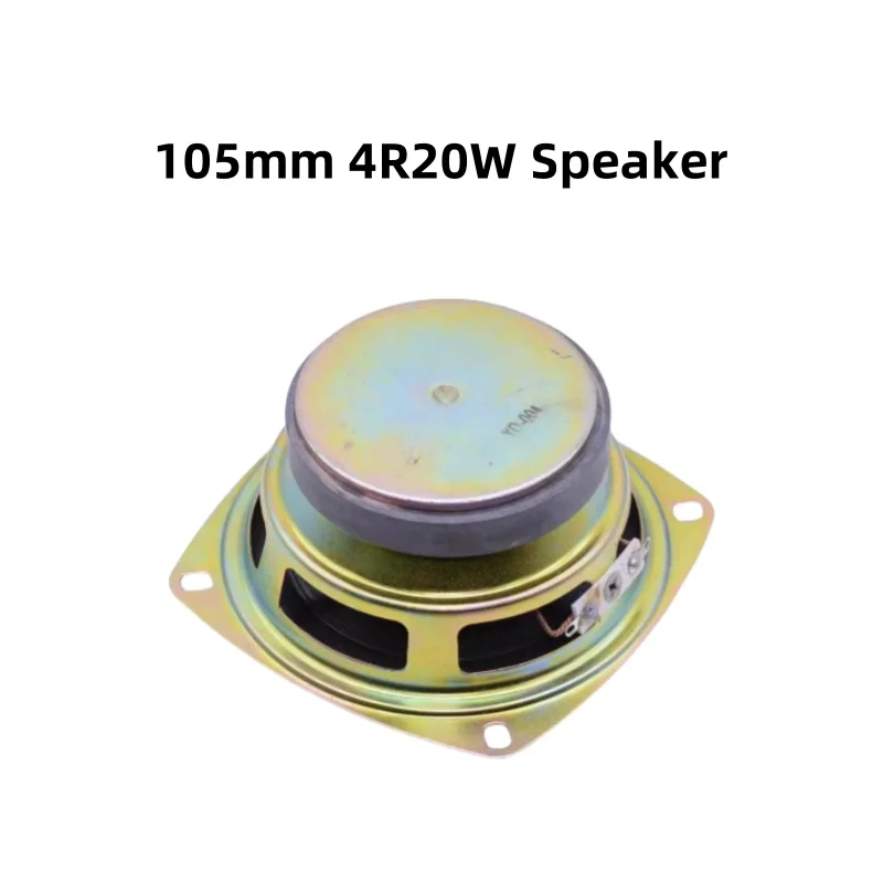 

Diameter 105mm 4R20Watt 4Ω Foam-Edge Full Range/Frequency Speaker For DIY Audio Sound Box Subwoofer Horn