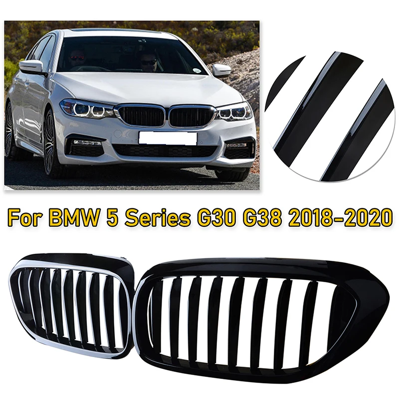 

Rhyming Front Bumper Kidney Grille Air Intake Grill Fit For BMW 5 Series G30 G38 525I 530I 540I 550I 2017 - 2020 Car Accessories