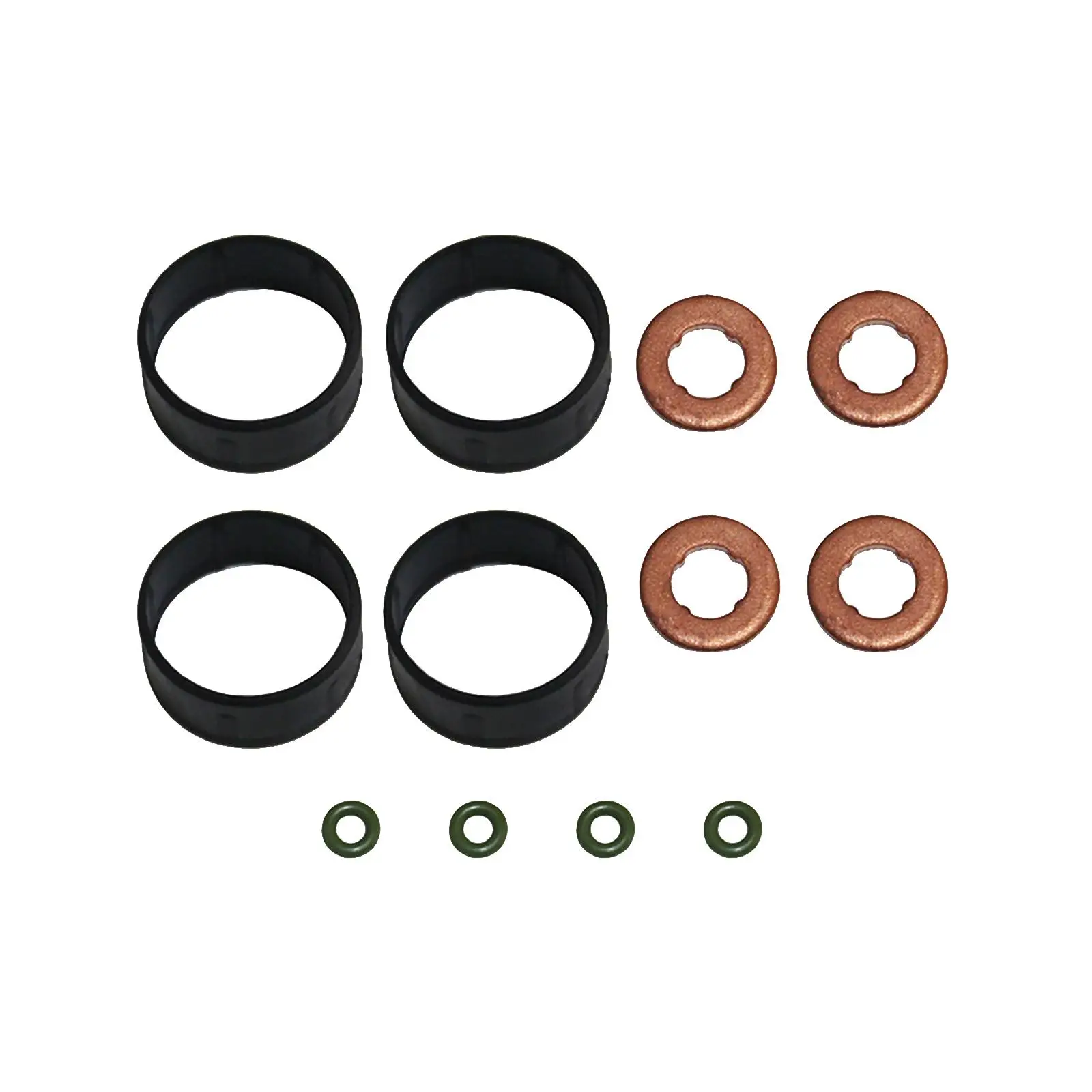 Fuel Injector Seal Washer O-ring Kit 1204698 High Quality Durable Replace for Ford Fusion 1.4 Tdci Accessories