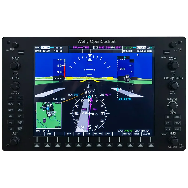 G1000 Integrated Avionics, Simulated Flight Instrument Navigation Controller Multifunction Display