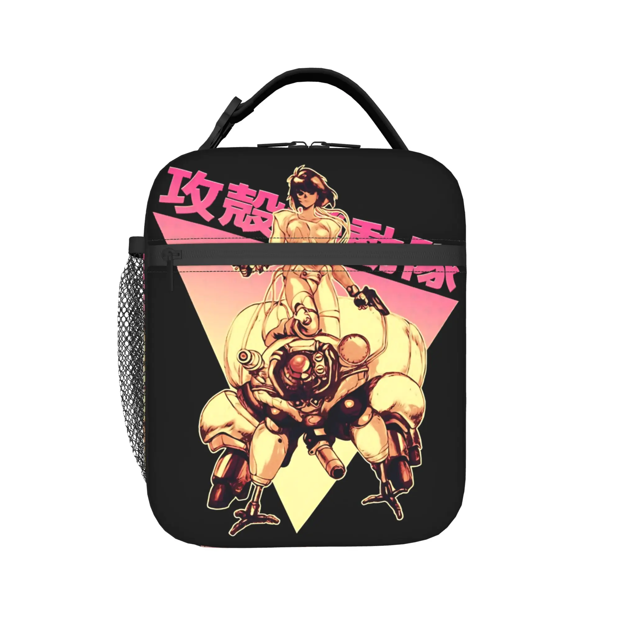 Ghost in the Shell Motoko Kusanagi Insulated Lunch Bags For Work  Food Container Portable Thermal Cooler Bento Box