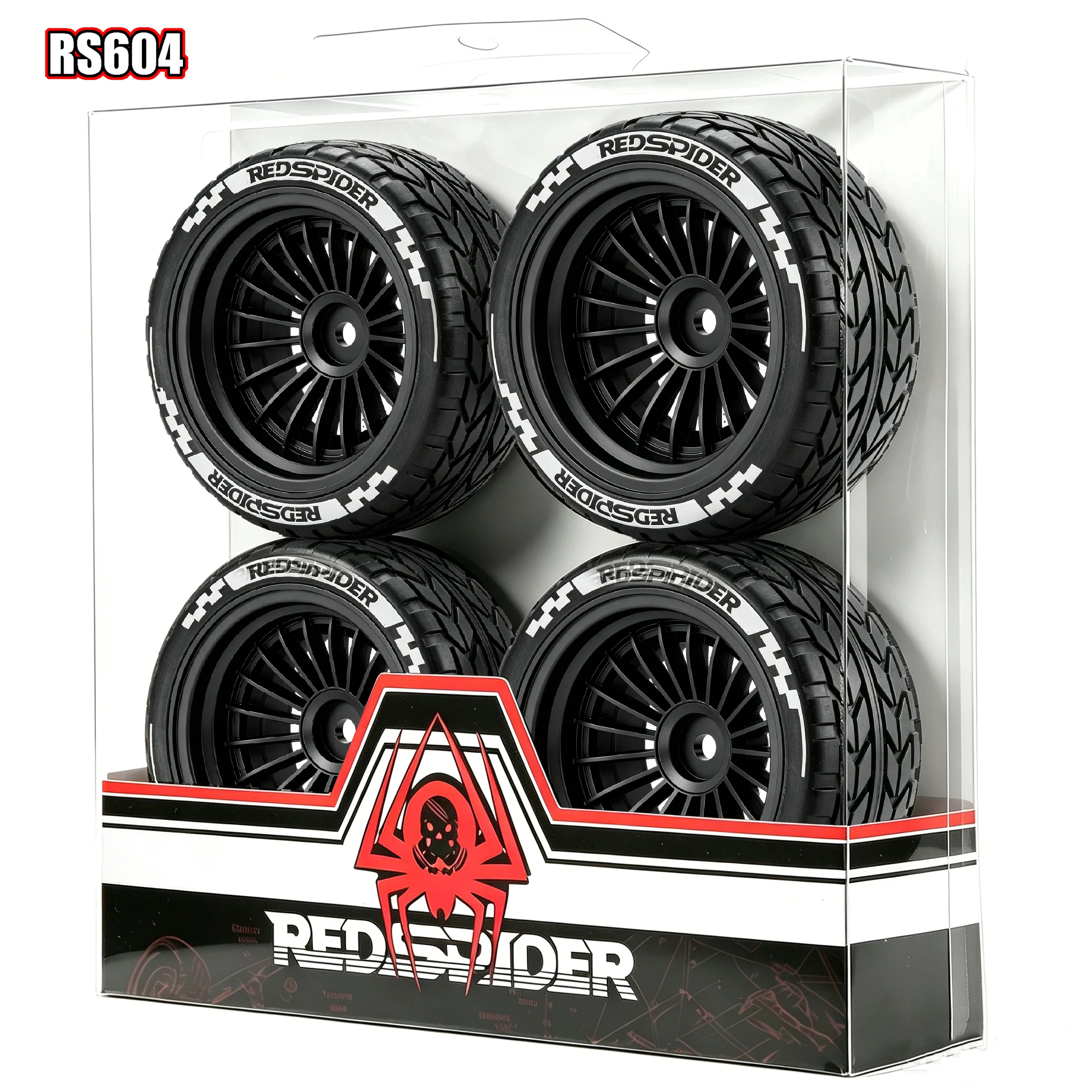Model Kit Tamiya - RED SPIDER 4Pcs 1/10 RC Rally