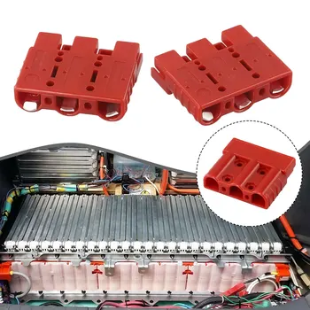 Anderson stil için 2X 3 Pin 50A fiş DC-DC şarj güneş enerjisi konektörü fiş ev aracı aksesuarları elektrik test için