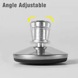 Diameter 50mm insert rod swing foot adjustment foot pad chair foot pad universal swing foot stainless iron steel cover adjustmen
