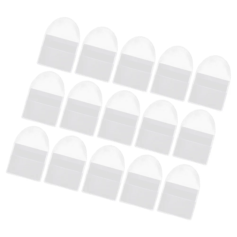 100Pcs Coin Collection Bag Transparent Pouches Wearresistant PVC Material Collector Gift Coin Storage Bag Transparent Pouches